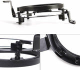2Pcs Stainless Steel Adjust Mounting Brackets for 18-19 JK WranglerJLHeadlights