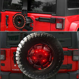 Spare Tire Light Third Brake Lights For 07-17 Wrangler JK & JKU 25 LED Red